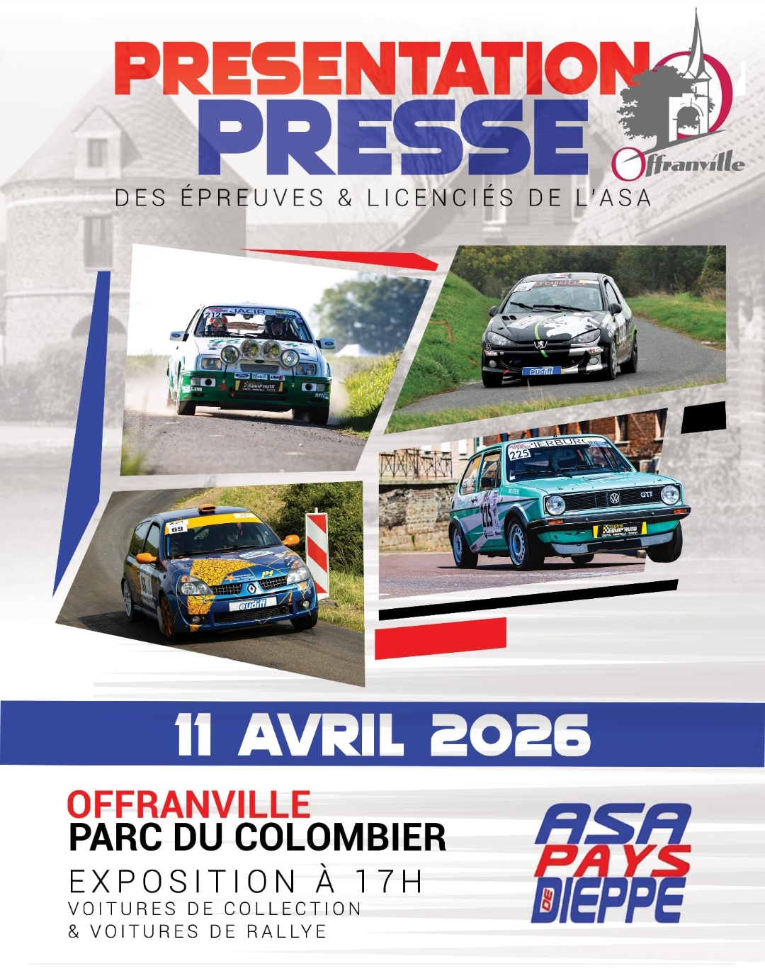 Affiche presentation presse asa pays dieppe 2026